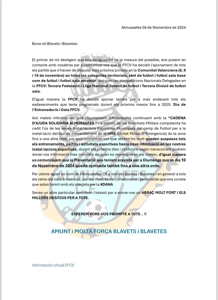 Almussafes C.F tweet media