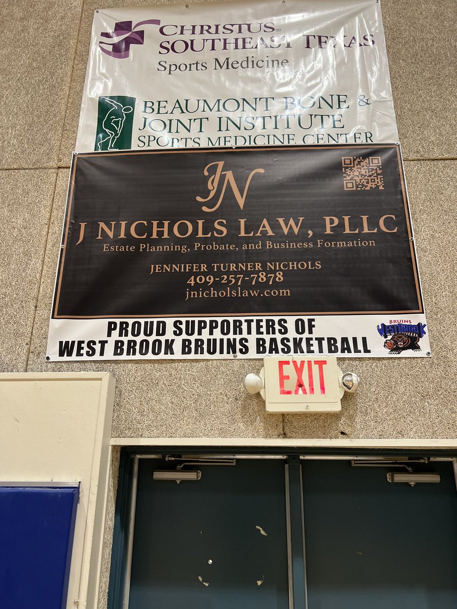 WestBrookHoops_'s tweet photo. 🏀 Huge thanks to J Nichols Law, PLLC, for supporting West Brook Bruins Basketball! 🐻 

If anyone else is interested in becoming a sponsor, message us or reach out to our Booster Club President, Mr. Terry Satcher!

#BruinProud x #ForTheWestSide ❤️🐻💙 https://t.co/aMHLPsMdcQ
