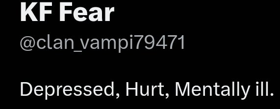 ocekarma's tweet photo. @clan_vampi79471 @ceaqs Definitely mentally ill, stfu retard https://t.co/IuL025eKBr