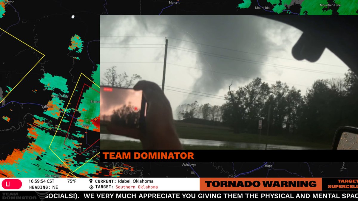 Tornado forming by Idabel @NWSShreveport - https://t.co/mQfmFPHUM9