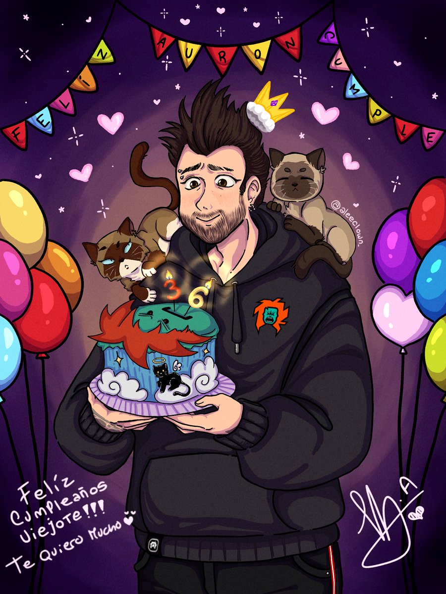 — ` <a href="/auronplay/">Auron</a> ; 🎂💌
Felíz cumpleaños viejotee!! <3 gracias por todas las risas que siempre nos brindaste durante todos estos años, te deseo todo lo bonito de este mundo para ti. Pásala hermoso junto a todos tus seres queridos. Tqm lindote. 💐🤍

#Auron #Auronplay #AuronParty