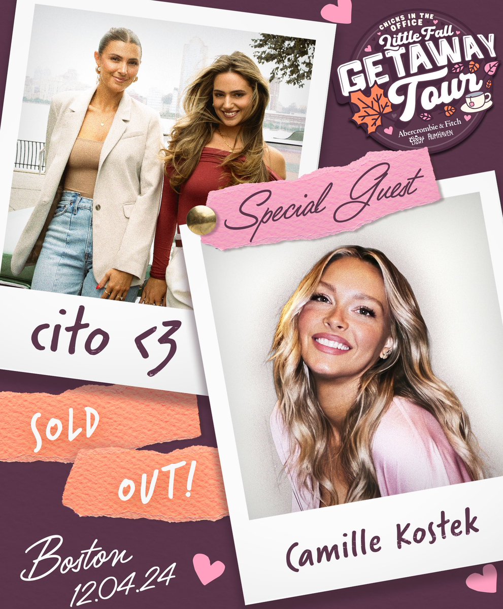We are so excited to have our girl Camille Kostek join us at our sold out Holiday Spectacular in Boston!! 🥹🎄