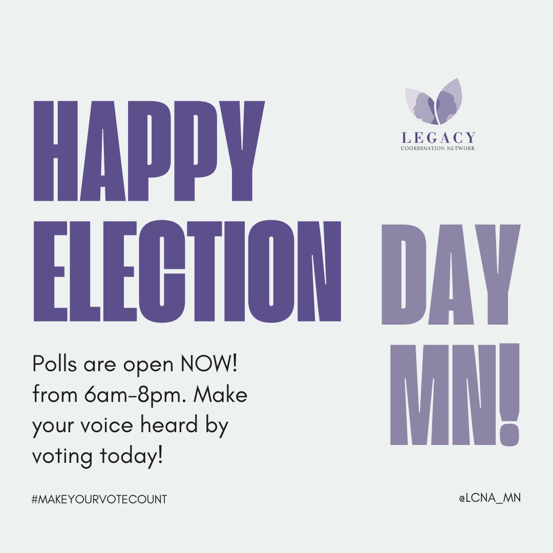 Happy Election Day, Minnesota! Polls are open NOW from 6:00 am to 8:00 pm. Make your voice heard by voting today! We are NOT going back.
*
*
*
#AbortionRights #votingpolls #vote #votingrights #VotingRights #DemocracyInAction #bipoc #electionday #voting #YourVoteMatters