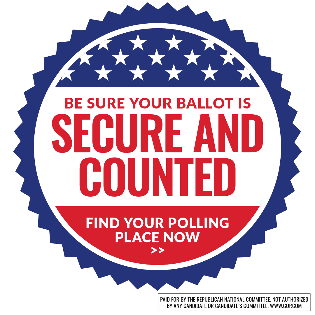 Republicans's tweet photo. 🛑ACTION NEEDED🛑

Do you have a plan to vote in North Carolina on Tuesday!? The GOP is fighting hard to ensure your vote is secure and counted. 

Every vote matters and with this Election being so tight, we need every Republican voter to cast their ballot Tuesday.