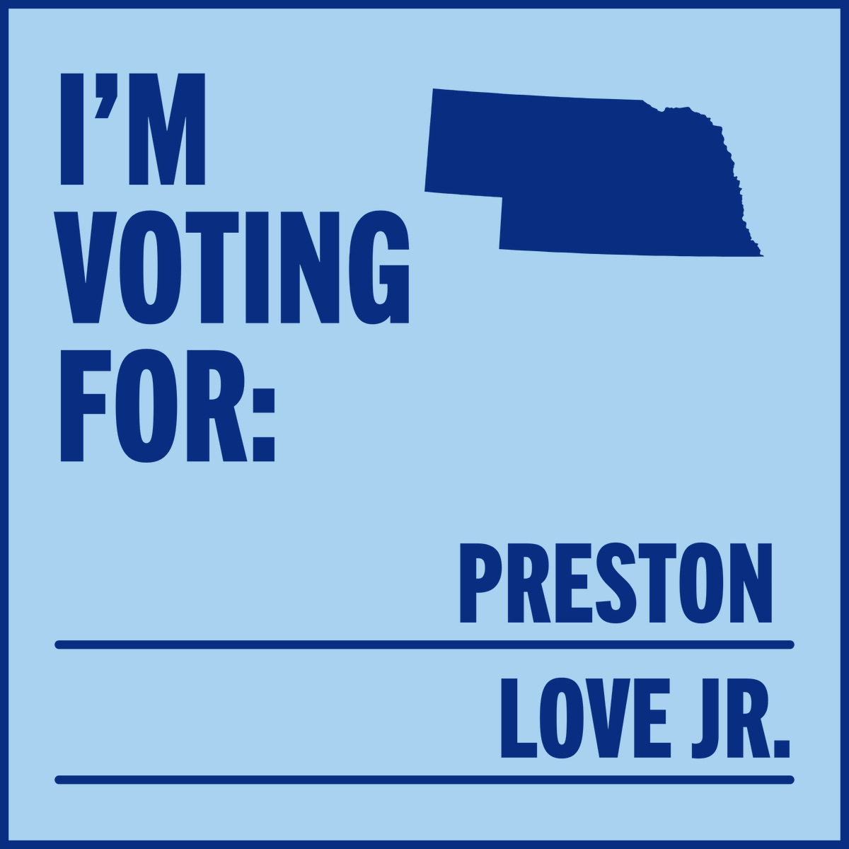 NebraskaDems's tweet photo. We are all behind @Love4Senate! Let's make sure he is elected to represent all families, ranchers, seniors, and the working class. #NebDems https://t.co/L0EgmleLdn