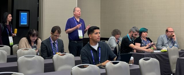 KyEdRPG's tweet photo. Thanks to all who came to my session yesterday on #ttrpgs in education at #Aurora24!  I can't wait to hear what you will do as next steps.  Share so I can learn and celebrate your work!  #kyedrpg #gamebasedlearning #DnD #AllinKY #KYILN #KYDL https://t.co/PkDfUkDex7