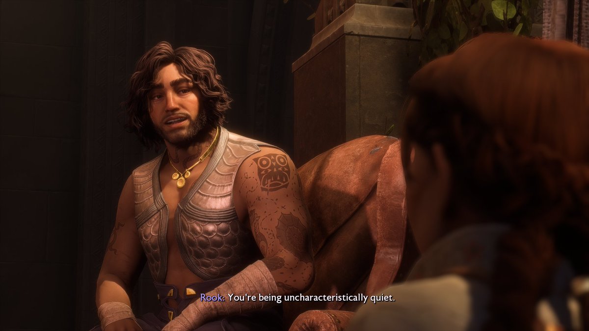 QuillBit's tweet image. Sluttiest outfit so far #DragonAgeVeilguard