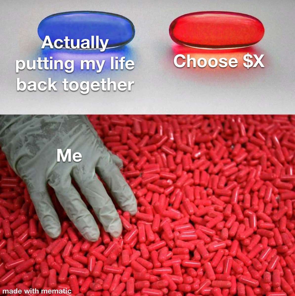 Gotta take all the red pills now. #web3 $X @x_payfi #crypto