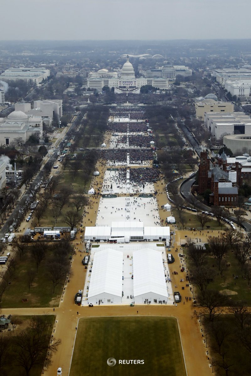 I took this picture in 2017 and I was up there the next day for the Women’s March. Had they gotten a permit to be on the mall it would have DWARFED Trump’s crowd. Trump hasn’t gotten more popular or led his party to a national win since then. This is his ceiling. He can’t win.