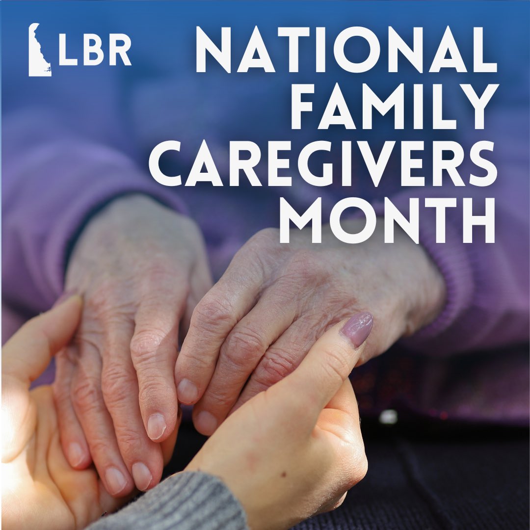 SenLBR's tweet photo. #DYK that 1 in 5 Americans is a caregiver?

During #NationalFamilyCaregiversMonth, let’s recognize the profound impact of caregivers in Delaware and across the country by acknowledging their hard work and continuing to advocate for fair compensation.

They are everyday heroes. https://t.co/Ds5blDm523