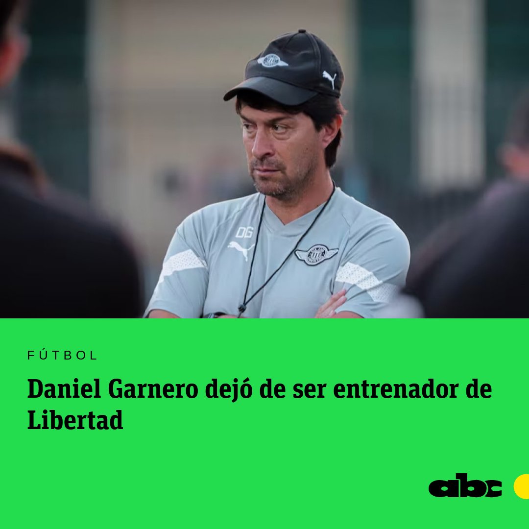 ABCDeportes's tweet photo. #Clausura2024 Daniel Garnero dejó de ser el entrenador de Libertad. Sergio "Patito" Aquino completará el campeonato como DT interino. La salida se da de común acuerdo entre el club y el entrenador.
#InformeABC - @GerardoFiguere9
👉Leé más: https://t.co/1QEkFDPYUX https://t.co/jpmLWPCoUG