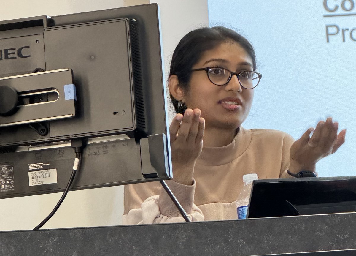 carlierlabUIC's tweet photo. At today’s @uicpsci Trainee Talks, Dr. Sruthi Mohan @smohan29 gave an exciting seminar on her collaboration with Tashi @Tsering23568851 to develop prodrugs of a MEP-pathway targeting antimalarial @UICPharm https://t.co/tVfSfnItLJ