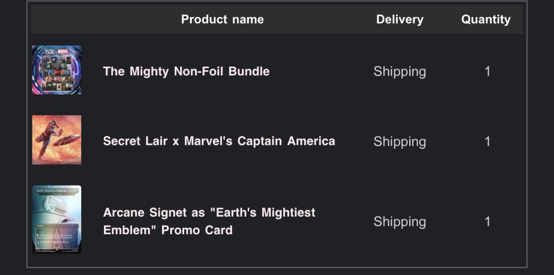 jROME1337's tweet photo. When dreams finally come true .. so fucking hyped!! Collection + new commander build coming soon @MTGSecretLair @wizards_magic https://t.co/SU9H0TljFF