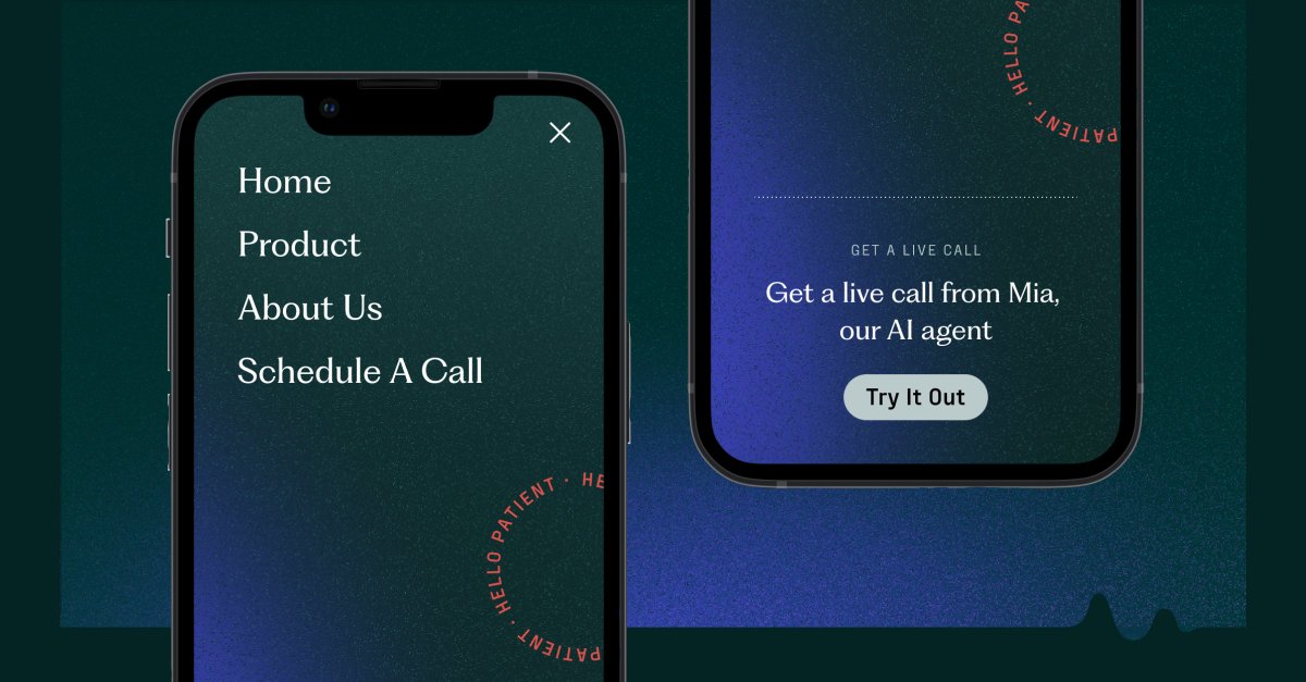 taylor dunham (@taylordunham_) on Twitter photo Been heads down building something special with generative AI to help medical practices.
Can't wait to share more. Site launch coming soon 👀
--
<a href="/HelloPatient/">Hello Patient</a> #HealthTech Been heads down building something special with generative AI to help medical practices.
Can't wait to share more. Site launch coming soon 👀
--
<a href="/HelloPatient/">Hello Patient</a> #HealthTech
