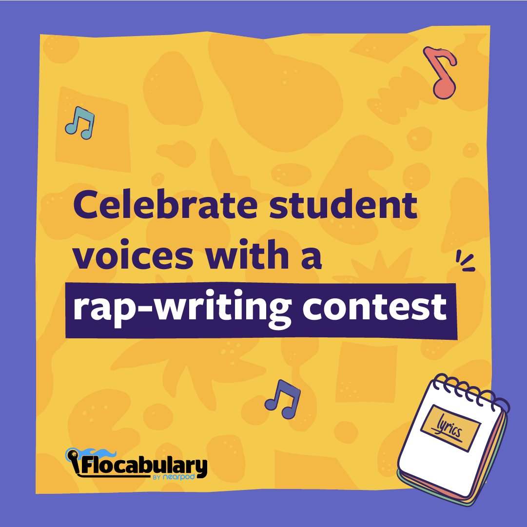 How do you celebrate student voices in your classroom? 🎤

The Flocabulary Student Voice Rap Contest gives students the chance to turn history into music by rapping about a historical figure who inspires them. Perfect as a research activity for any subject - let their creativity
