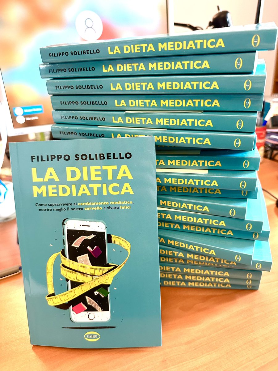 È pronto! La Dieta Mediatica esce il 15 novembre. Ci vediamo subito il 17 novembre a Cuneo, alle 14.30 a Scrittori in Città, poi il 20 novembre a Milano, alla Feltrinelli di via Sabotino alle 18.30 e il 21 novembre a Roma alla Feltrinelli di Largo Argentina alle 18.00 Vi Aspetto!