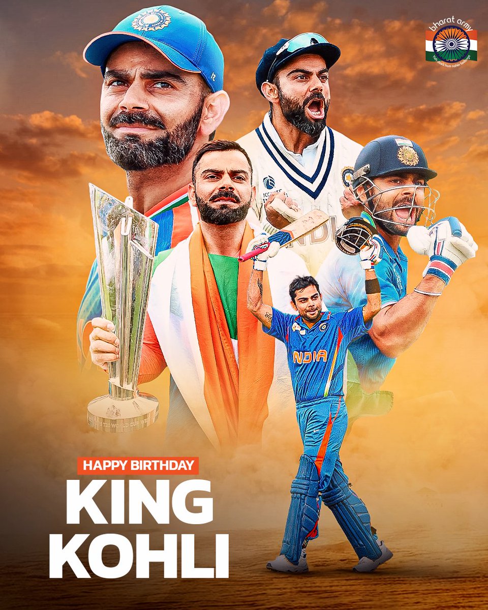 Happy Birthday <a href="/imVkohli/">Virat Kohli</a>  sir

May your all wishes will be completed this year.

I love to see that you'll break all records.