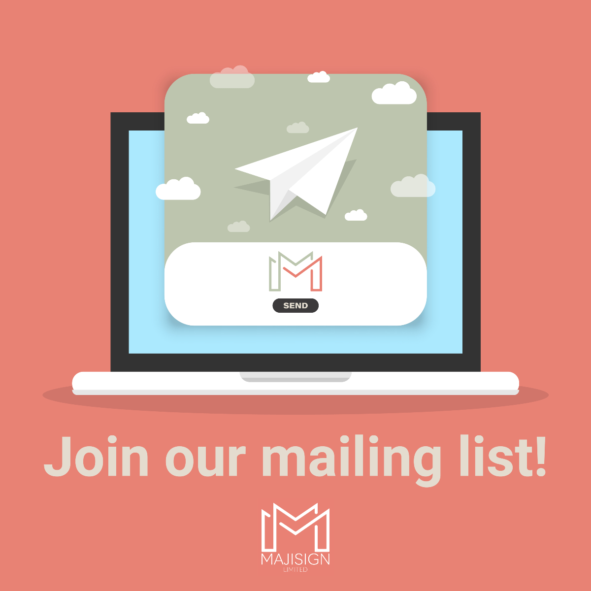 Be the first to hear about special offers, exclusive deals and flash sale events! 
Join our mailing list today! 
majisign.co.uk/contact-us/

#design  #graphicdesign  #emailmarketing  #email  #promotion  #instagood  #follow #shamelessselfpromotion