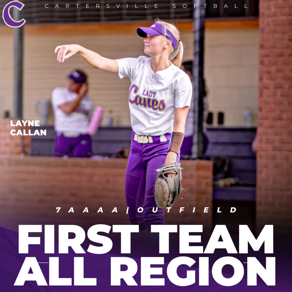 ladycanessball's tweet photo. 2024 7AAAA First Team All Region
Upperclassmen 
SR Layne Callan 
JR Kinsey Woodard 

Congratulations ladies! https://t.co/LO1mkWXYrg