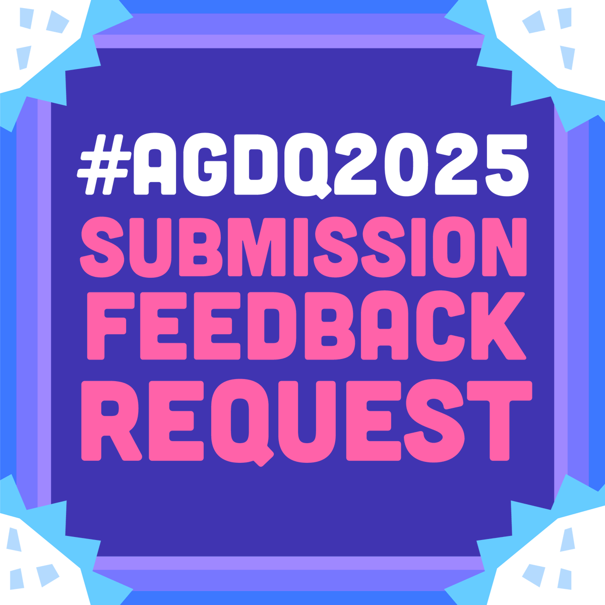 The #AGDQ2025 Submission Feedback Request form is now open!!

If you'd like feedback on your AGDQ2025 submissions, please read and fill out the form below. 

bit.ly/3YQ9aUk
