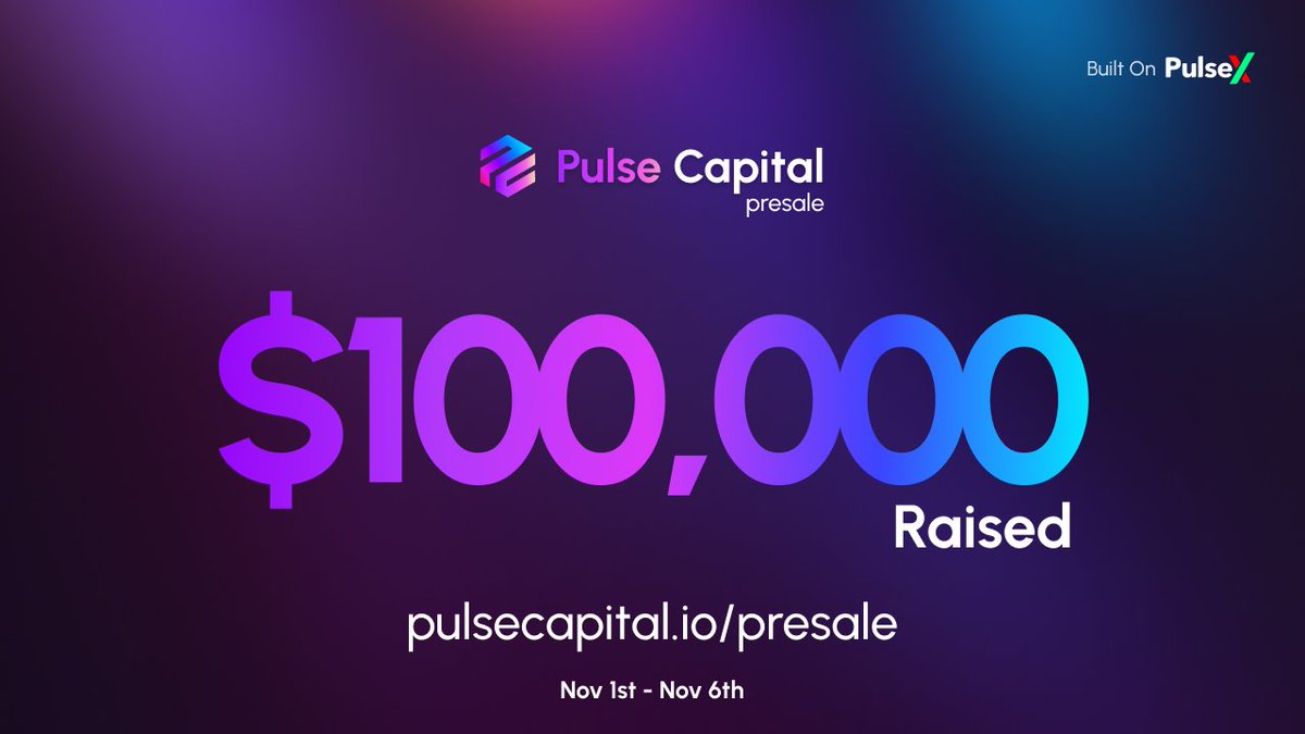 ✨Presale Milestone: $100,000✨

🤟We are happy to celebrate a huge milestone as our presale campaign continues to reach new peaks. At this moment, we are over 💵100,000 in presale deposits pushing towards our $150,000 soft cap goal. This is amazing as we expect more milestones