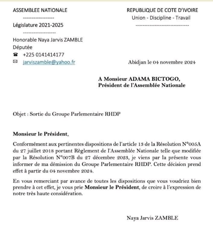 HANN 🇨🇮

🔴 La députée Naya ZAMBLE claque la porte au RHDP

#CIV225