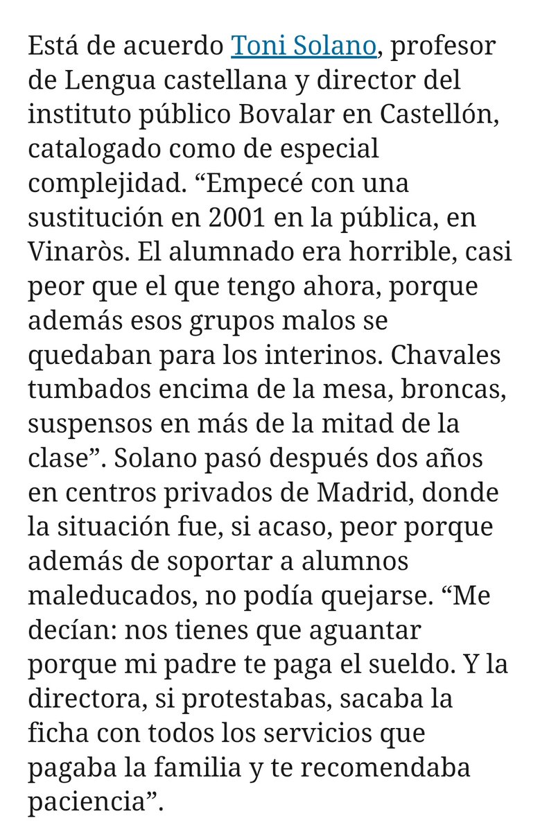 tonisolano's tweet photo. Por qué ser profesor es hoy más complejo: “No somos psicólogos, sanitarios, ni trabajadores sociales”
Aquí las aportaciones de @rosa_linaresr y las mías: 
 https://t.co/cCEjcs2oek https://t.co/Oe77EvwMfh