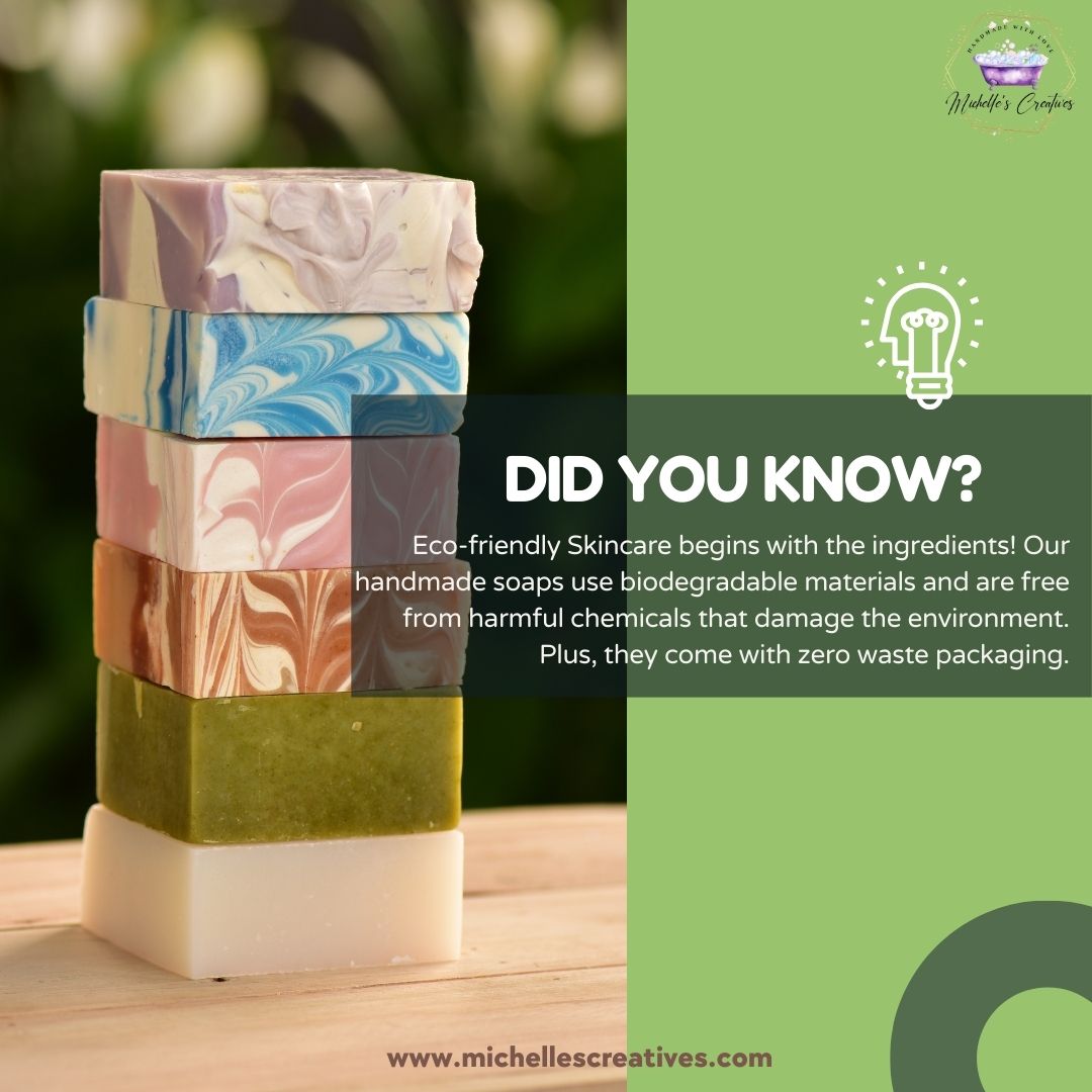 hellomichelles1's tweet photo. Want to help save the planet while treating your skin right? Try our eco-friendly bars today 📷📷.
#SustainableLiving #ZeroWasteLife #EcoBeauty #michellescreatives #handmadewithlove https://t.co/jQqFZ3ckcu