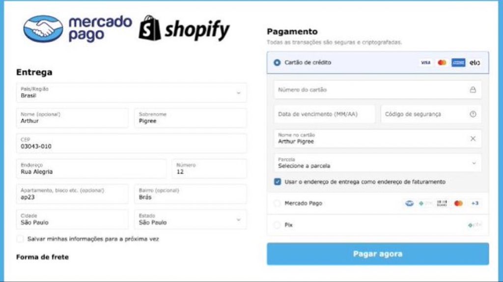 MaxTheComrade22's tweet photo. $MELI $SHOP “New Mercado Pago payment apps available for Shopify 's Brazilian 🇧🇷 checkout. Local payment methods available such as credit card with installments, boleto, Pix in cash or in installments”. https://t.co/TqsPeMPcSy