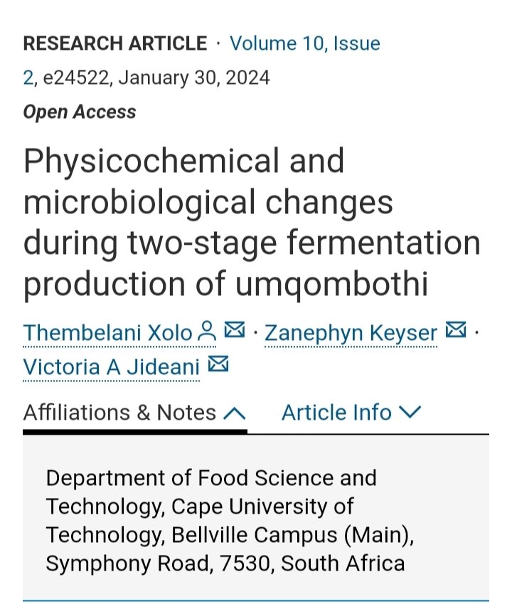 YeastofSA's tweet photo. Umqombothi is a traditional South African fermented beverage.

Known by different names across southern Africa as a region.

Created from a mixture of water, yeast, maize malt and sorghum malt (red).... 

10.1016/j.heliyon.2024.e24522
#yeast #umqombothi #fermentation #YeastsofSA https://t.co/62aIv8Tl9c