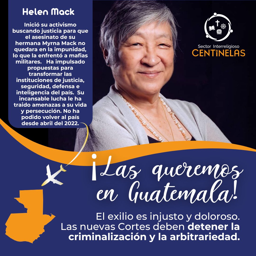 Traemos algunos nombres de guatemaltecos y guatemaltecas que jamás se imaginaron ser perseguidos, son más de 200 personas que por ser funcionarios probos, jueces, fiscales independientes, periodistas, activistas y estudiantes, que solamente querían una mejor Guatemala y hoy están