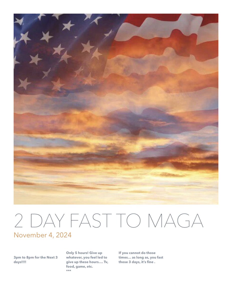 PNikcole's tweet image. If, you do not understand we’re in the war of GOOD VS EVIL…. It’s nothing more you can understand…. 

Pleaseeee, do the fastttt today….please!!! 

#3dayfast to #MAGA 
#2dayfast to #MAGA