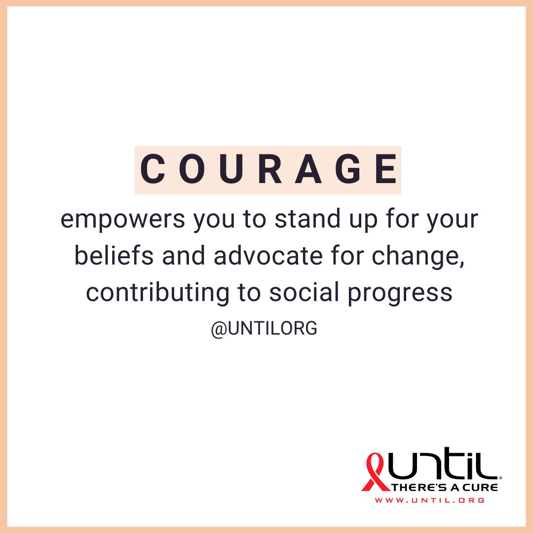 Happy #MotivationalMonday! #Courage is the first step toward change! Let’s make a difference together 🧡