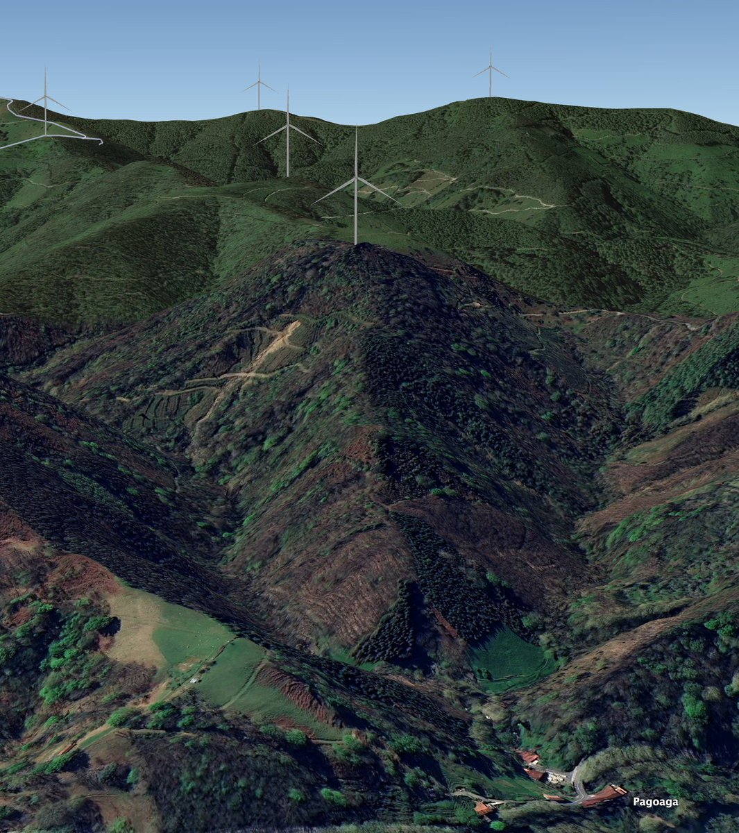 ⚠️ Pagoagan proiektu batekin eguneratzea.
⚠️ Actualización con proyecto en Pagoaga.

✅ Ikatz Gane (⛰️Azketa, ⛰️Garagartza, ⛰️Larregi)

Guztiz: 25 parke 134 errotekin 

Download .KMZ ▶️ labur.eus/eolikoak