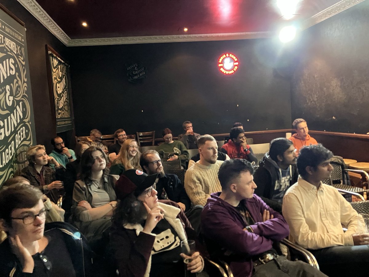 The <a href="/dc44131/">Defcon Edinburgh</a> room has a new setup… slightly leaning.