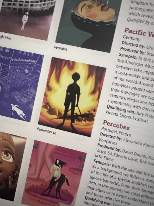 Remember Us is in the Oscar-Qualified Animated Shorts guide in the printed edition of Animation Magazine. Not sure how this all has evolved, but a huge honor to be amongst these great films  
