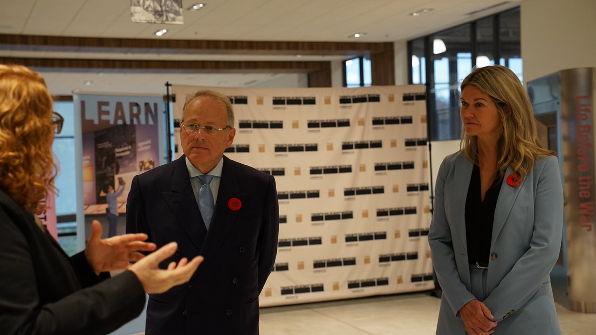 TeamKerzner's tweet photo. As we observe Holocaust Education Week I toured the Toronto Holocaust Museum @thethmuseum in #yorkcentre with @JillDunlop1 and @LoganKanapathi.
Our Ontario government is continuing to show leadership in furthering our investments in new resources to enhance Holocaust education in our schools so that we understand that history is hard and history need not be repeated.