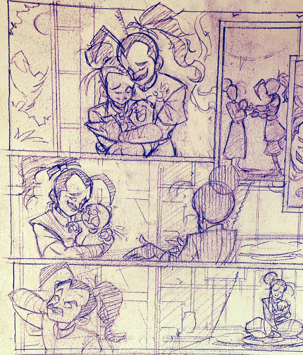 ShawnDaley's tweet photo. And now, to ink over some super messy pencils https://t.co/IgTLHUJhyZ