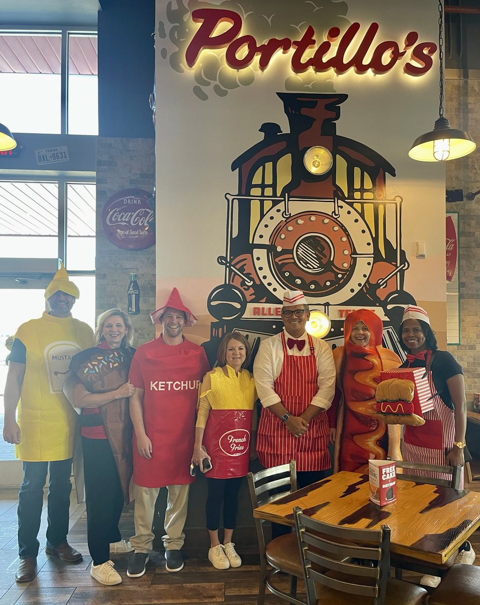 Katie Kordel (@katiekordel) on Twitter photo A BIG Lovejoy Independent School District thank you to <a href="/portilloshotdog/">Portillo's</a> for donating a piece of their famous chocolate cake for each of our educators❗️We felt the only appropriate way to recognize Portillo’s generosity was to dress up as their delicious food. 🌭🍟 ❤️ ‼️ A BIG Lovejoy Independent School District thank you to <a href="/portilloshotdog/">Portillo's</a> for donating a piece of their famous chocolate cake for each of our educators❗️We felt the only appropriate way to recognize Portillo’s generosity was to dress up as their delicious food. 🌭🍟 ❤️ ‼️