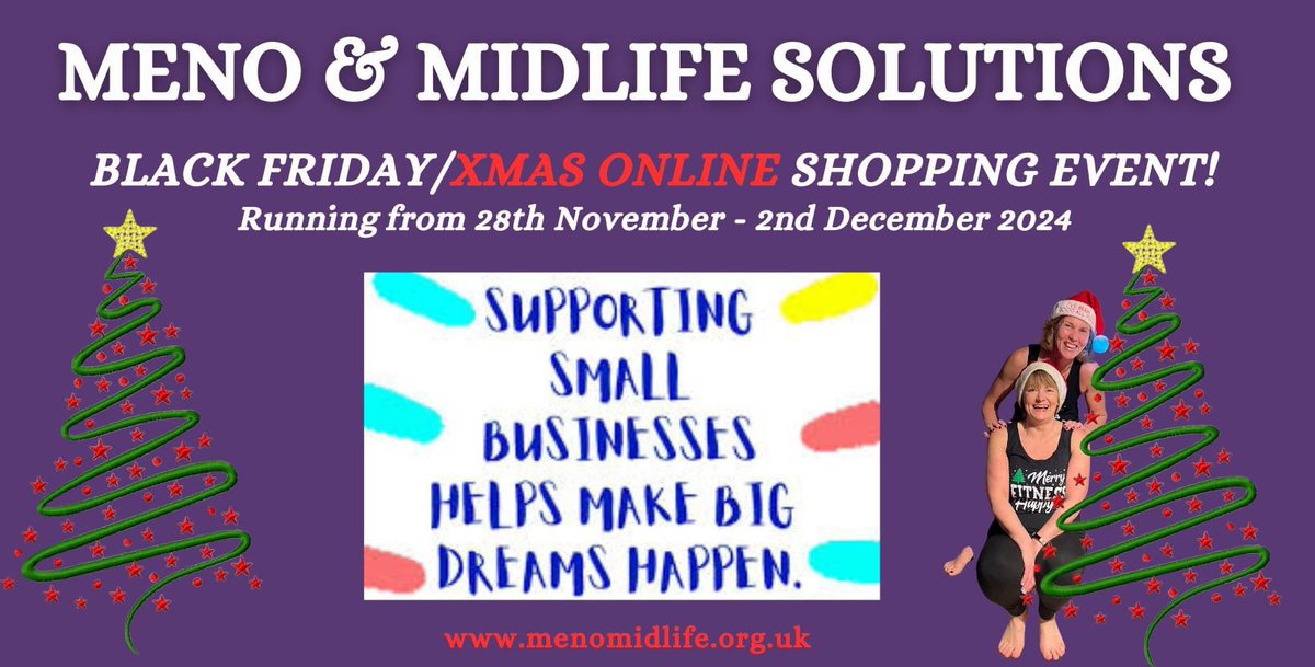 menopausechamp's tweet photo. Only 3 weeks to our online Black Friday/ Xmas shopping event!

Would you like to showcase your products or services?

Message or comment for details.

Meet some of our fantastic contributors 

#BlackFriday2024 #supportingsmallbusinesses https://t.co/yKKV7rD7rk