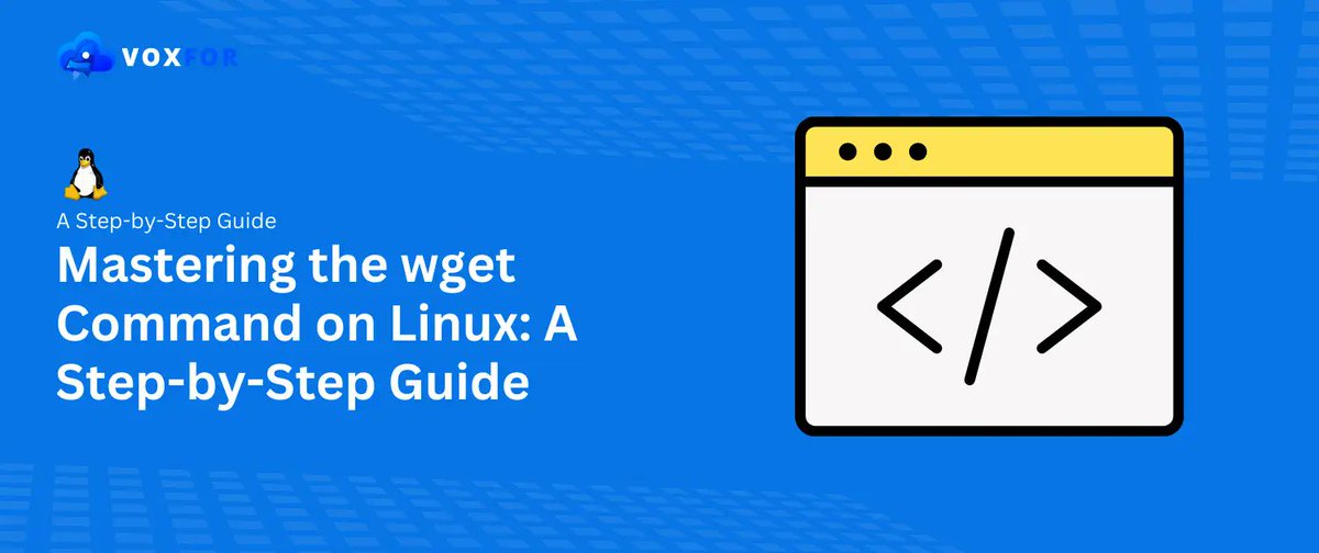 voxfor1's tweet image. 📂 Download Files like a developer with wget on Linux!

Learn to manage files efficiently using wget, from basic to advanced commands.

👉 voxfor.com/mastering-the-…

#Linux #wget #CommandLineTools #DataTransfer #TechTips #SysAdmin