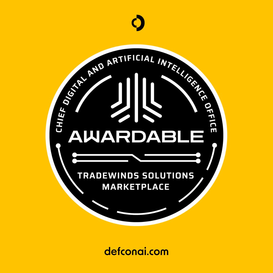 DEFCON AI (@defconai) on Twitter photo We are thrilled to share that DEFCON AI’s pitch video on ARTIV, our advanced Modeling Simulation & Analytics tool for the modern military logistics environment, has been deemed Awardable by the <a href="/Tradewind_ai/">Tradewinds</a> Solutions Marketplace!
tradewindAI.com
#tradewinds #dod #ai We are thrilled to share that DEFCON AI’s pitch video on ARTIV, our advanced Modeling Simulation & Analytics tool for the modern military logistics environment, has been deemed Awardable by the <a href="/Tradewind_ai/">Tradewinds</a> Solutions Marketplace!
tradewindAI.com
#tradewinds #dod #ai