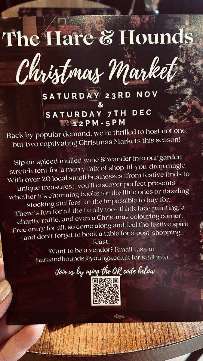 hare_hounds's tweet photo. Christmas is coming & with it brings our famous festive events. Christmas Markets, Baby Broadway, Beer Festivals and a Christmas Cockney Sing-a-long, we really do have Christmas all wrapped up #christmas #pubchristmas @eastsheenvillage @youngspubs https://t.co/9X7n40u719 https://t.co/qh6fVYvstH