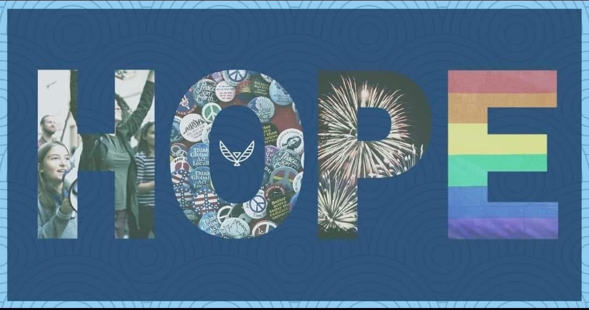 We know your hearts are heavy that this election is so close. But you, like us, are filled with HOPE of what’s possible. 

We’ll never give up that unending Hope that we can change the world. And tomorrow we will!! 💙🗳️🥹