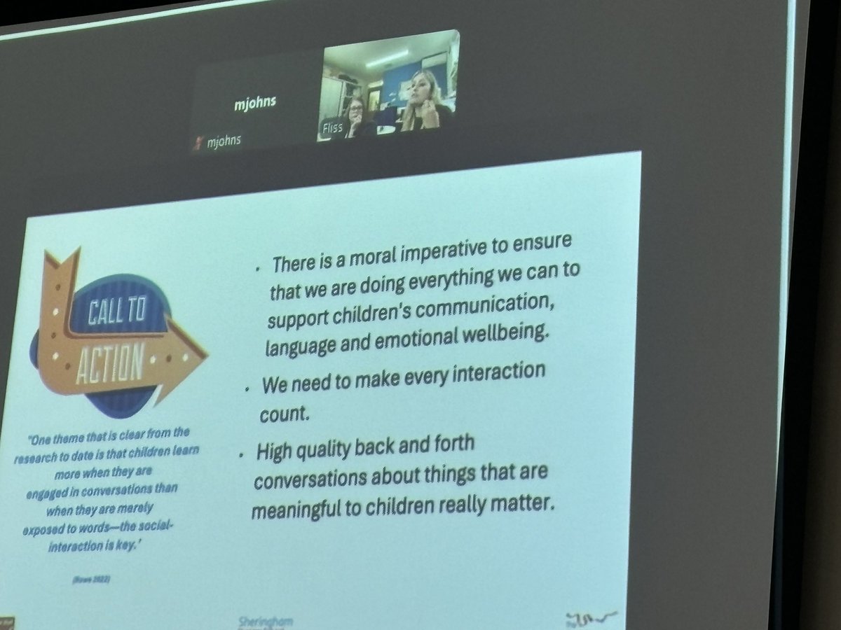 meljohns20's tweet image. Had a great day @stchris_trust EYFS network today. @Flissej and @melissaEYpren presented how we develop early language skills through the ShREC approach, interactive reading and de- contextualised conversation. Story times will never be the same again!