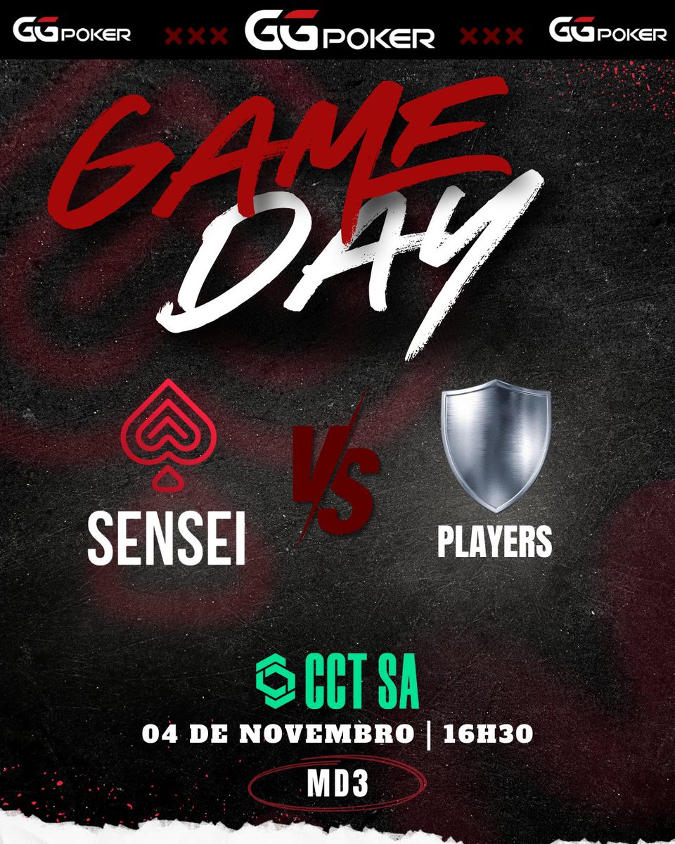 senseiteamgg's tweet photo. CCT começando em instantes.
SENSEI x Players em uma MD3 valendo vaga nos playoffs.
Cola para arquibancada e vem assistir conosco
https://t.co/4cqpnIM10Y
♠️♥️♠️♥️♠️
#goSENSEI https://t.co/TMFBJ5cUoS