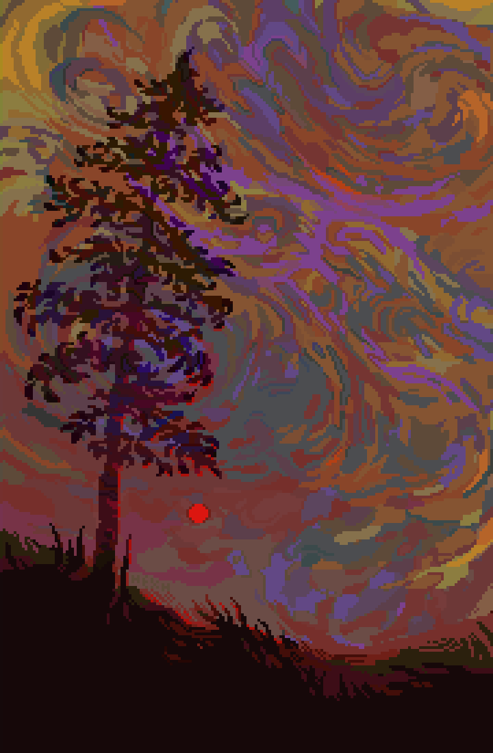 hexh__'s tweet photo. sunset #pixelart https://t.co/lD9lcqvvkA
