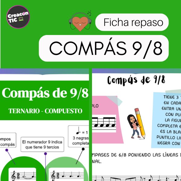 almudenalmcjm's tweet photo. Mapas conceptuales y fichas de repaso de los compases compuestos 6/8, 9/8 y 12/8. Recursos disponibles en la cuenta de Gumroad de @Crea_conTIC 🎼🎶 #recursosmusicales https://t.co/RlCDnahQZ2