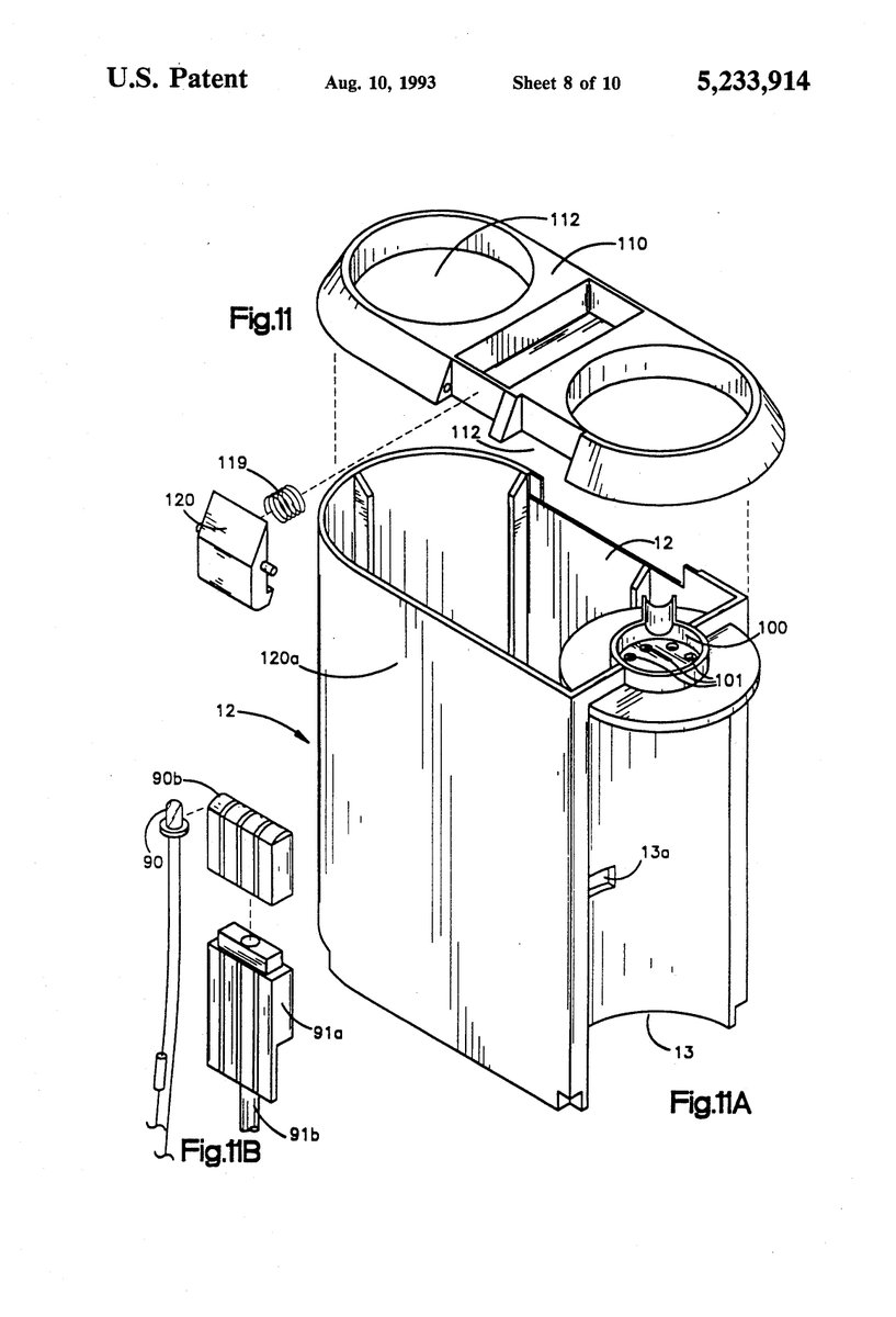 NVG_Inc's tweet image. Here's something neat, check out this "In-car coffee maker." A handy device to make a single cup of coffee in your car on the way to your next destination. 
#patents #patentillsutration #coffemaker 

ppubs.uspto.gov/dirsearch-publ…