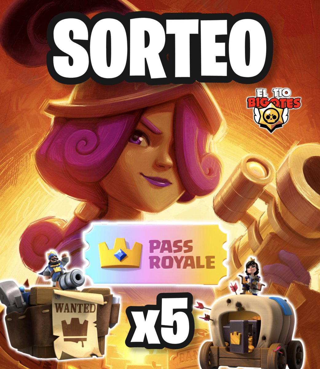El Tío Bigotes Gaming (@tiobigotesgamng) on Twitter photo ⭐️ SORTEO / GIVEAWAY PASS ROYALE DIAMANTE
🎁 5 GANADORES se llevaran el nuevo pase de Clash Royale
- Sígueme <a href="/TioBigotesGamng/">El Tío Bigotes Gaming</a>
- RT ♻️ y Like ❤️
- Menciona a dos amigos
Termina el 10 de noviembre 🍀
#MusketsAtDawnGiveaway ⭐️ SORTEO / GIVEAWAY PASS ROYALE DIAMANTE
🎁 5 GANADORES se llevaran el nuevo pase de Clash Royale
- Sígueme <a href="/TioBigotesGamng/">El Tío Bigotes Gaming</a>
- RT ♻️ y Like ❤️
- Menciona a dos amigos
Termina el 10 de noviembre 🍀
#MusketsAtDawnGiveaway